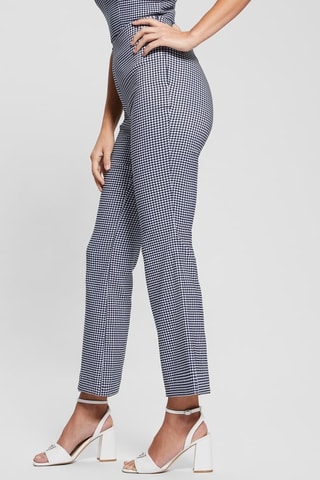 Pantalon slim - Bleu marine et blanc