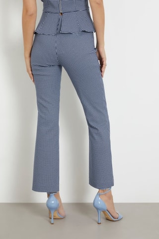 Pantalon slim - Bleu marine et blanc