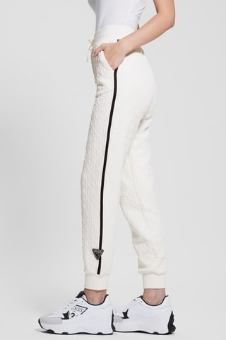 Jogging taille haute - Blanc