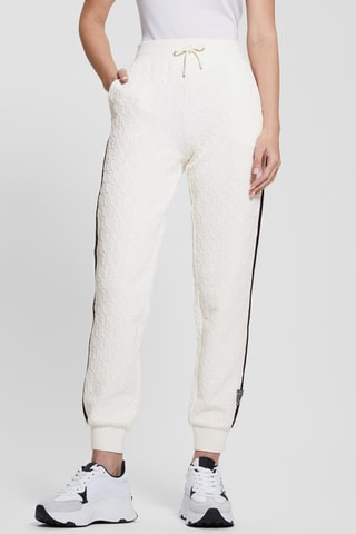 Jogging taille haute - Blanc