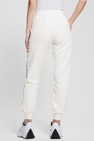 Jogging taille haute - Blanc