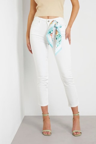 Pantalon skinny 7/8 - Blanc
