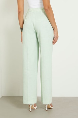 Pantalon regular - Vert clair
