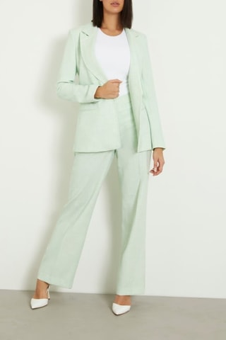 Pantalon regular - Vert clair