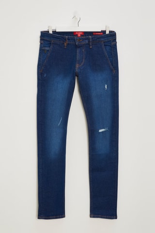 Jean skinny - Bleu pétrole