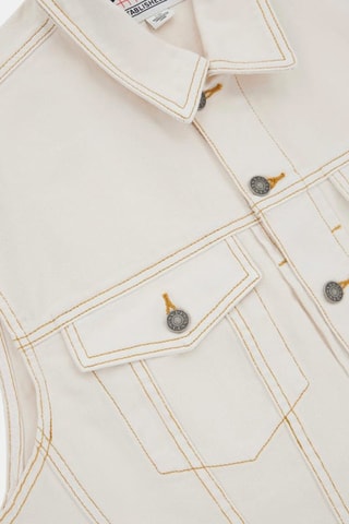 Veste sans manches en jean - Ecru - PB PRIX