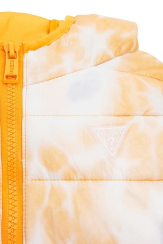 Veste à capuche - Orange et blanc