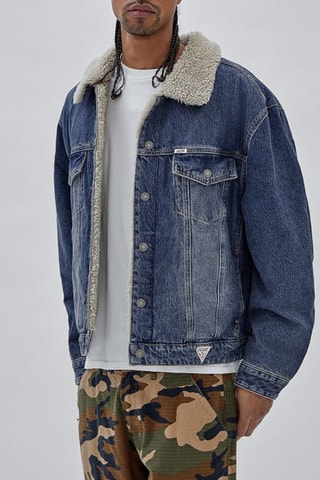 Veste en jean - Bleu cobalt
