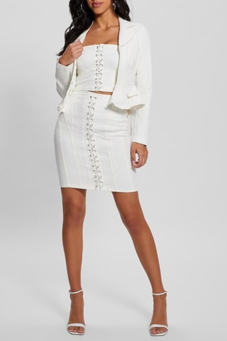 Veste en jean - Blanc