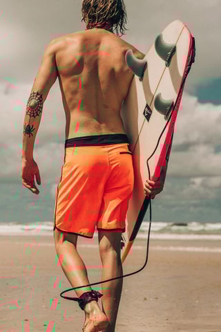 Short de bain - Orange