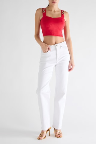Crop top Norah - Rouge