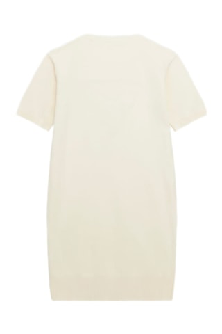 Robe t-shirt - Ecru