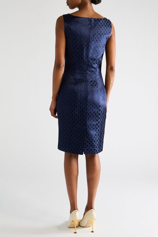 Robe fourreau - Bleu marine