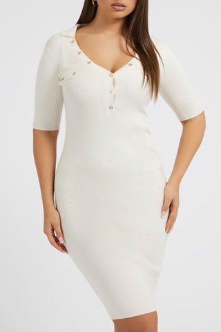 Robe fourreau - Beige