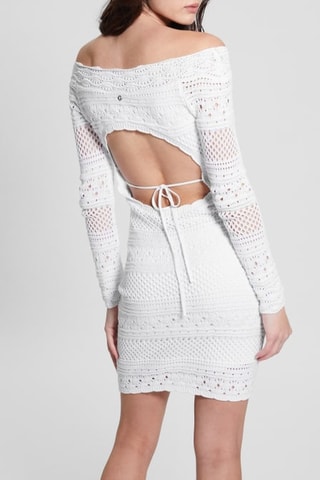 Robe fourreau - Blanc