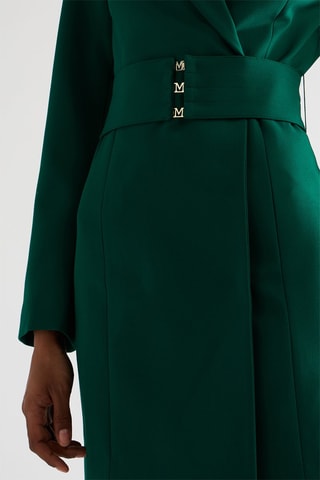 Robe portefeuille - Vert