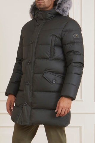 Doudoune à capuche - Noir