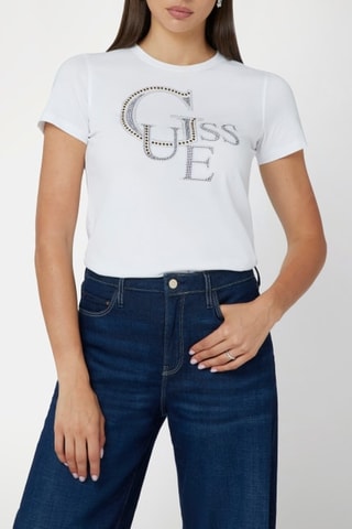 T-shirt Studded - Blanc