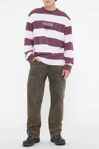 T-shirt - Blanc et bordeaux