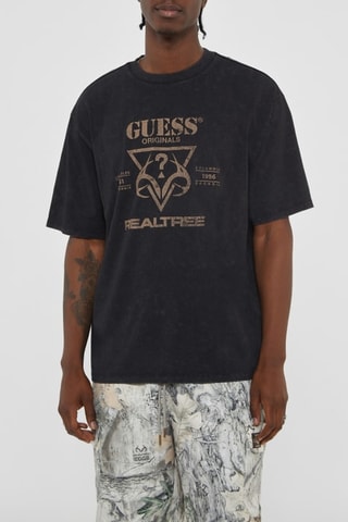 T-shirt Go Realtree - Noir