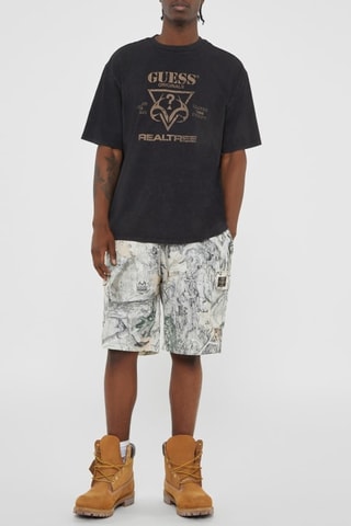 T-shirt Go Realtree - Noir