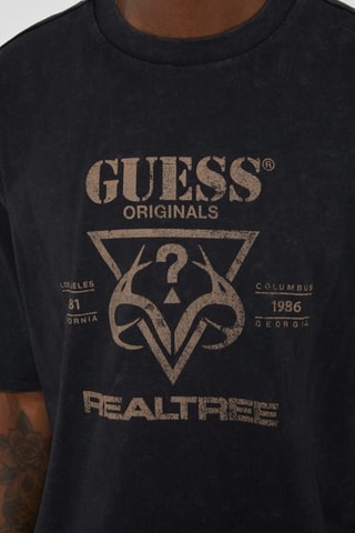 T-shirt Go Realtree - Noir