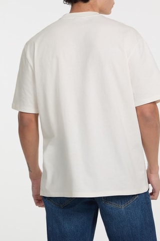 T-shirt Go Collegiate - Blanc