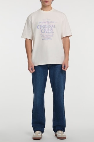T-shirt Go Collegiate - Blanc