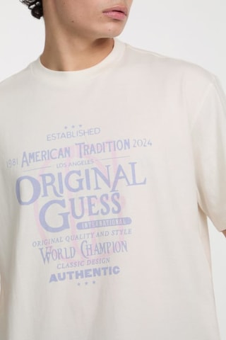 T-shirt Go Collegiate - Blanc