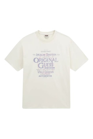 T-shirt Go Collegiate - Blanc