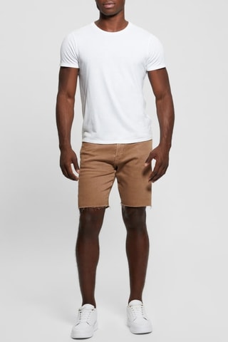 Short en jean Wyatt - Marron