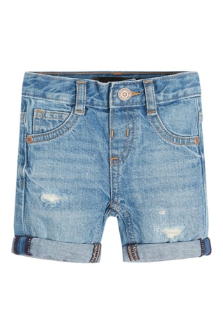 Short en jean - Bleu