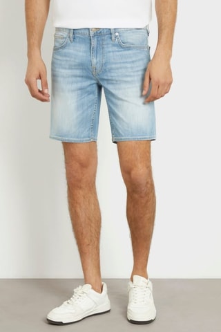 Short slim en jean - Ciel