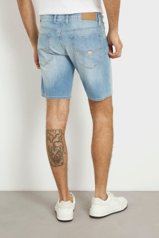 Short slim en jean - Ciel