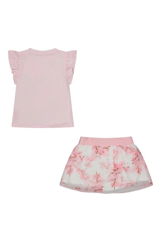 T-shirt et jupe - Rose