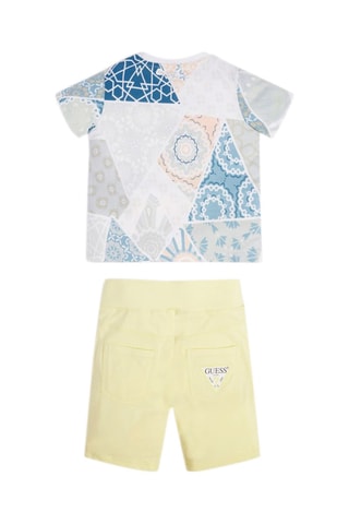 T-shirt et short - Blanc et jaune