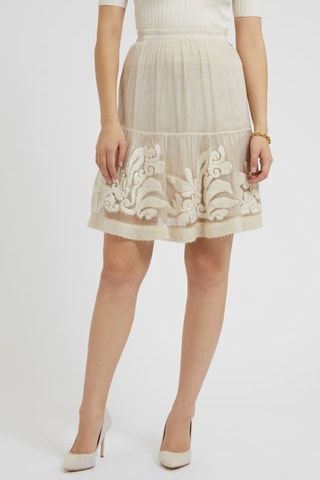 Jupe en soie - Beige