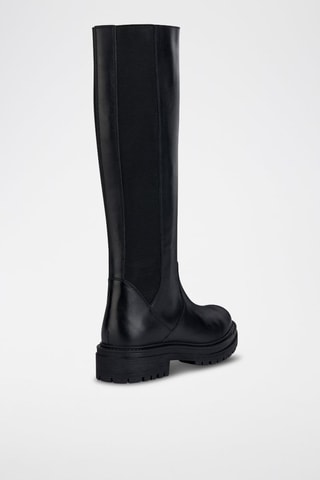 Bottes en cuir nappa Iridea - Noir