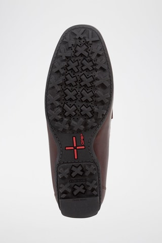 Mocassins en cuir Kosmopolis +RIP - Marron