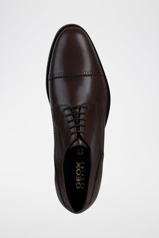 Richelieus en cuir Hampstea - Marron