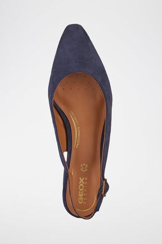 Escarpins en nubuck Giselda - Bleu