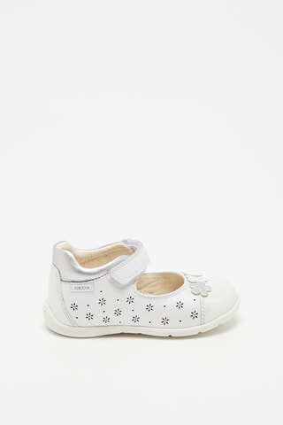 Babies en cuir Argenté