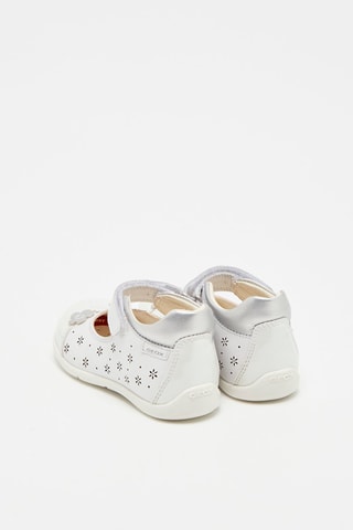 Babies en cuir Argenté