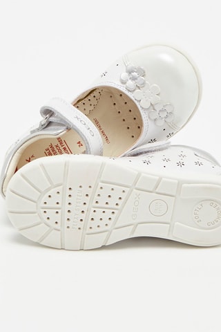 Babies en cuir Argenté
