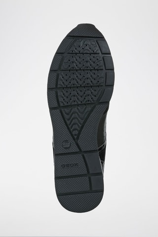 Baskets compensées en cuir Zosma C  - Noir