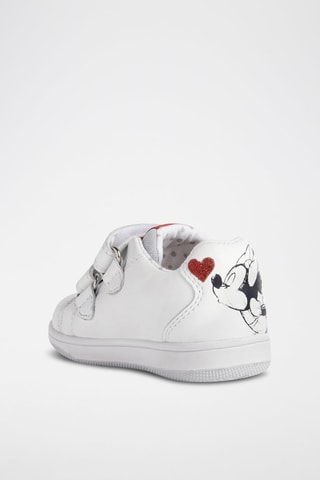Baskets Minnie Disney en cuir - Blanc