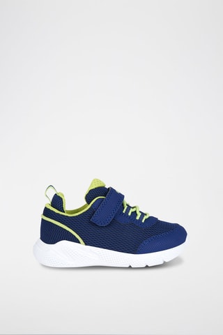 Baskets Sprintye - Bleu et vert-jaune