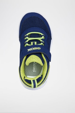 Baskets Sprintye - Bleu et vert-jaune