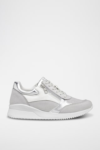 Baskets compensées Haleney - Gris clair