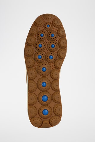 Baskets compensées en cuir Spherica EC13 - Ecru